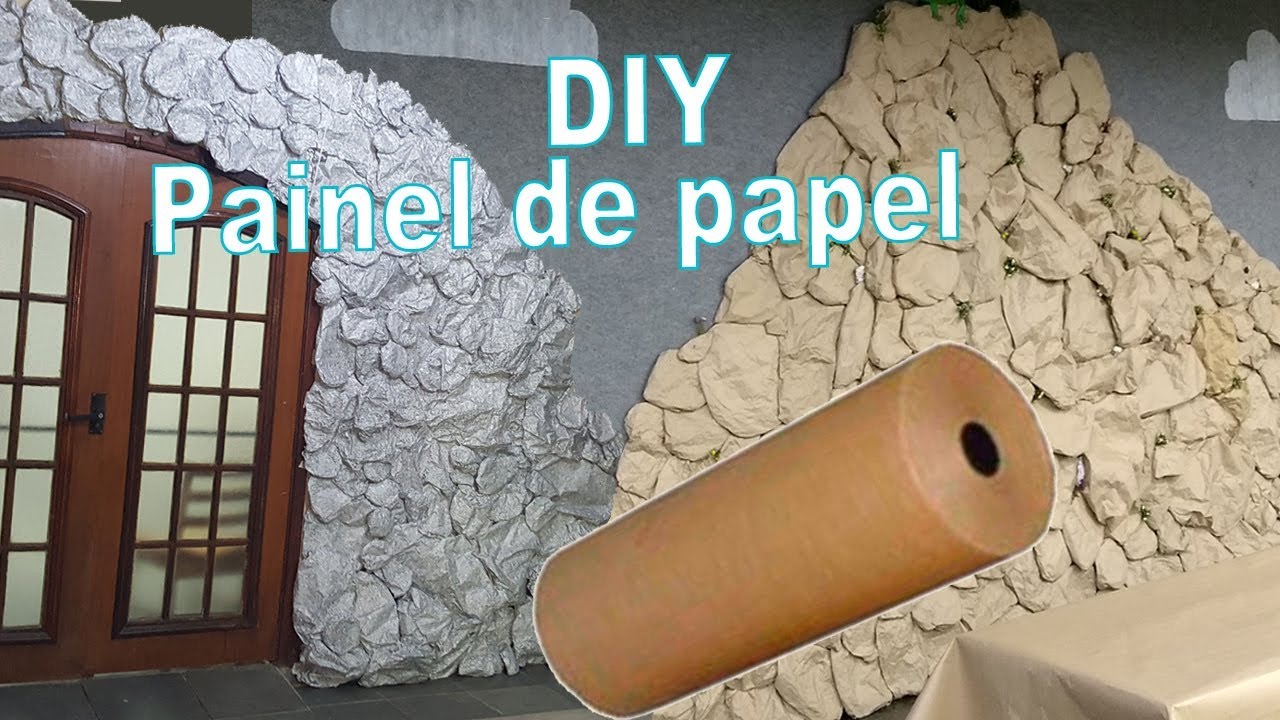 Como fazer Sepulcro, Caverna, Gruta ou parede usando Papel Pedras e Kraft