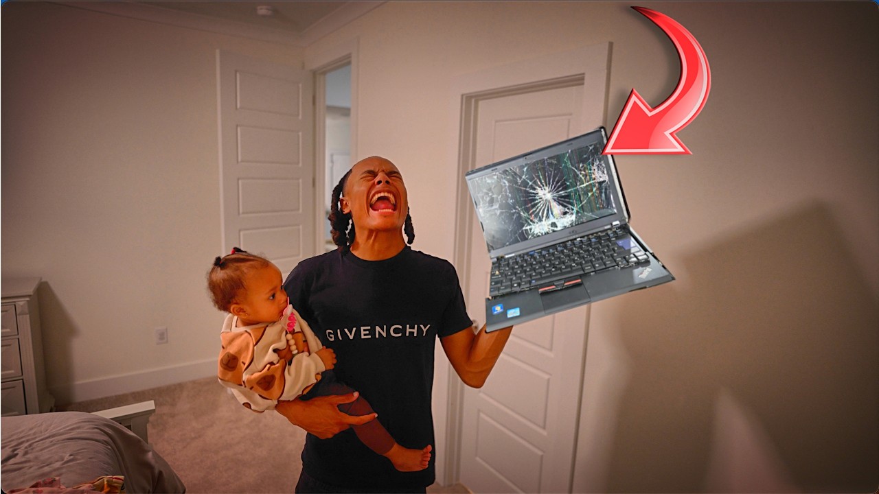 TORY BROKE MY MACBOOK COMPUTER 💔