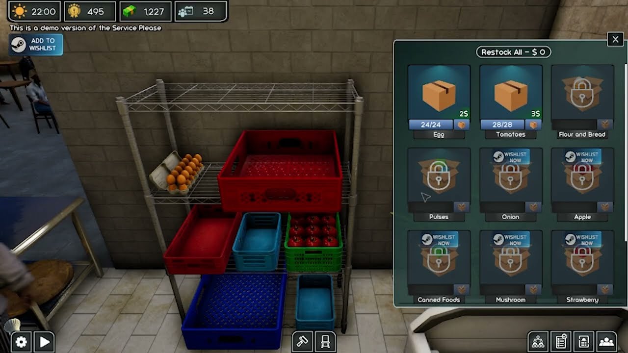 Service Please: First Dinner (Demo)