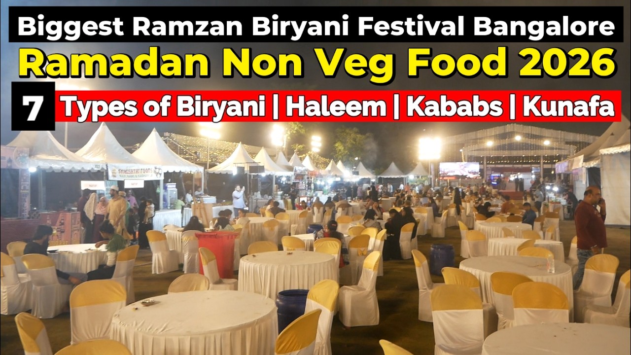 Biggest Ramzan Food Event Bangalore Biryani Festival 2026 | 7 Best Biryani at 1 Place | Ramadan