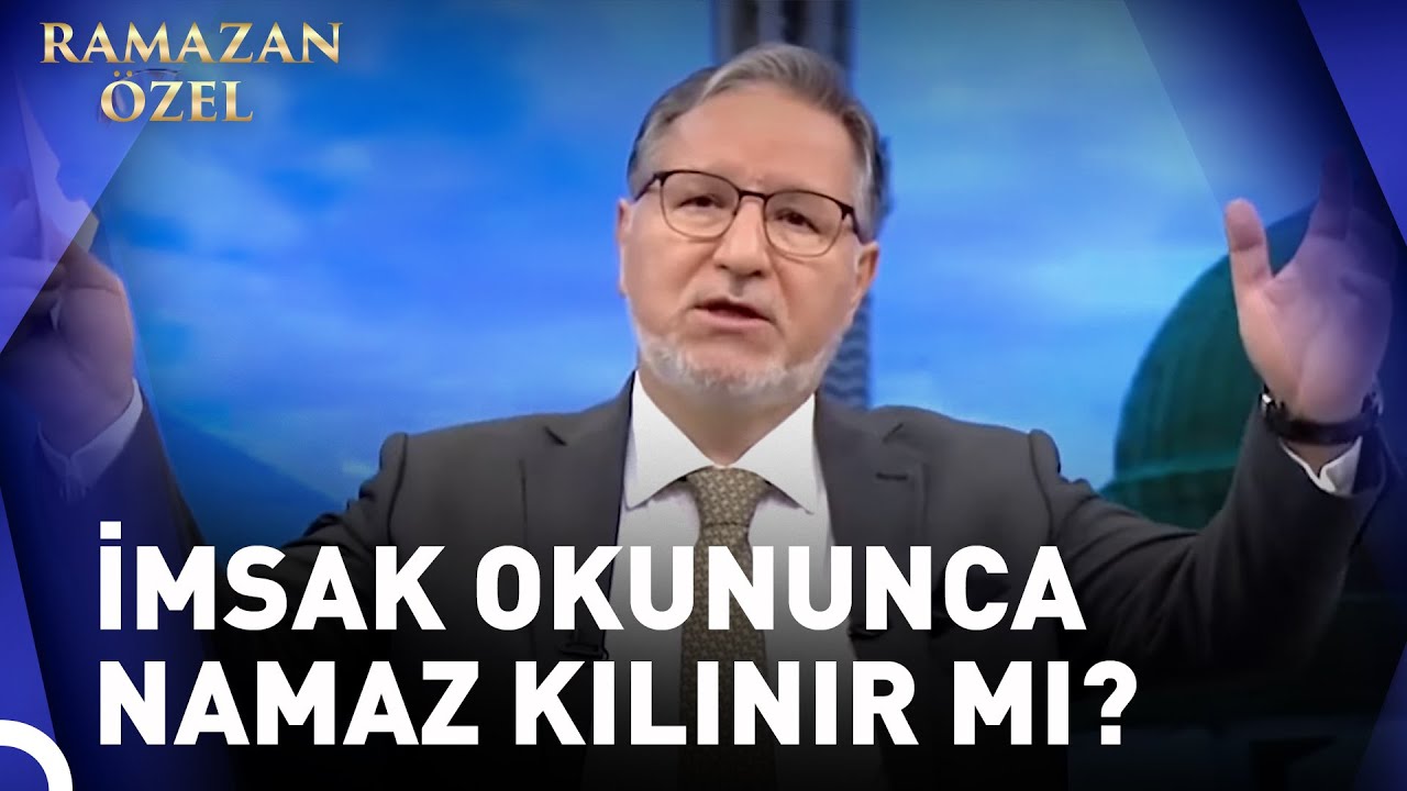 Sahurda Ezan Okunmadan Kaç Dakika Önce Yemek Yenmez? | Prof. Dr. Mustafa Karataş ile Sahur Vakti