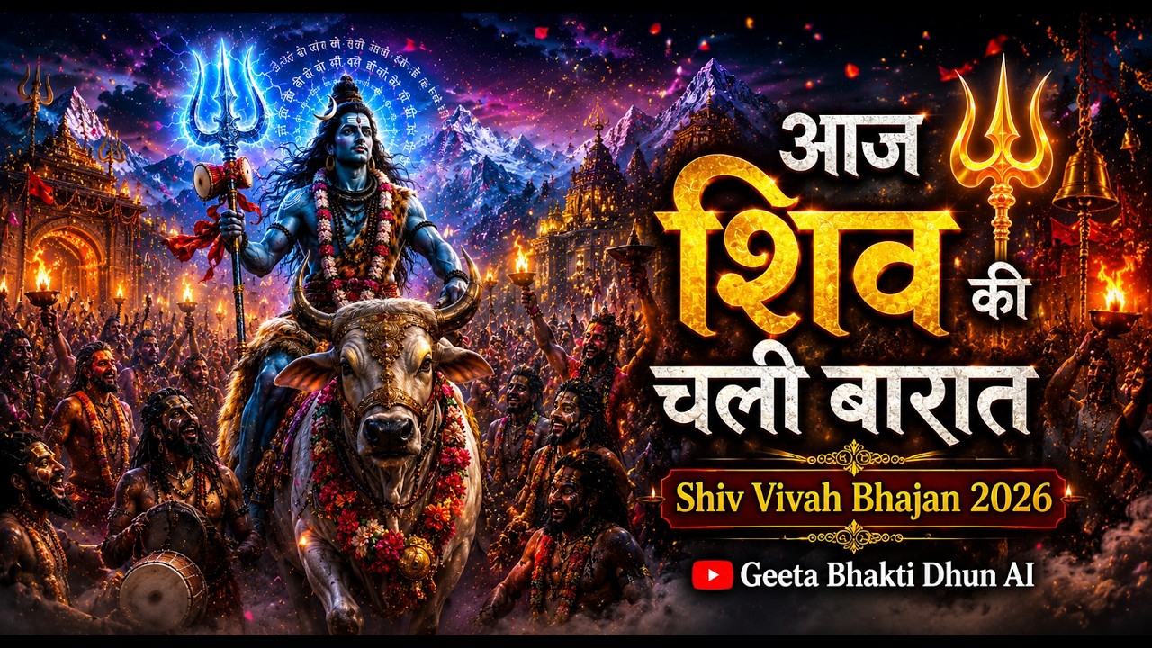 आज शिव की चली बारात 🔱 | Shiv Vivah Bhajan 2026 | Har Har Mahadev | New Bhola Baba Song