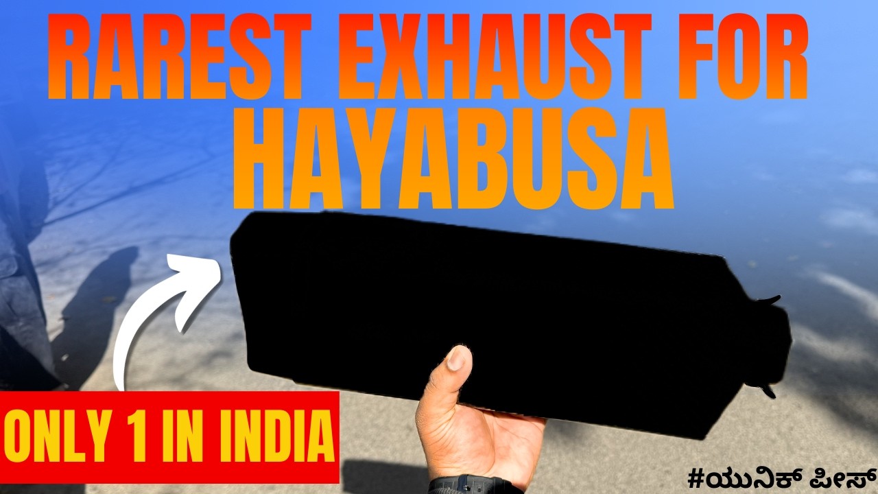 1 OF 1 HAYABUSA EXHAUST IN INDIA ಗುರು 😳 | RAREST MOD EVER !