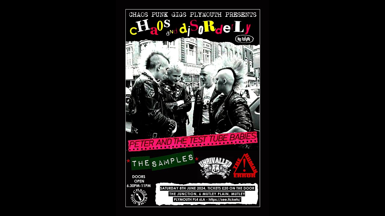 Peter and the Test Tube Babies live at the Junction Plymouth 8.6.24