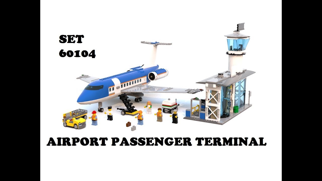 Lego 60104 AIRPORT PASSENGER TERMINAL Speed Build LDD by PLegoBB