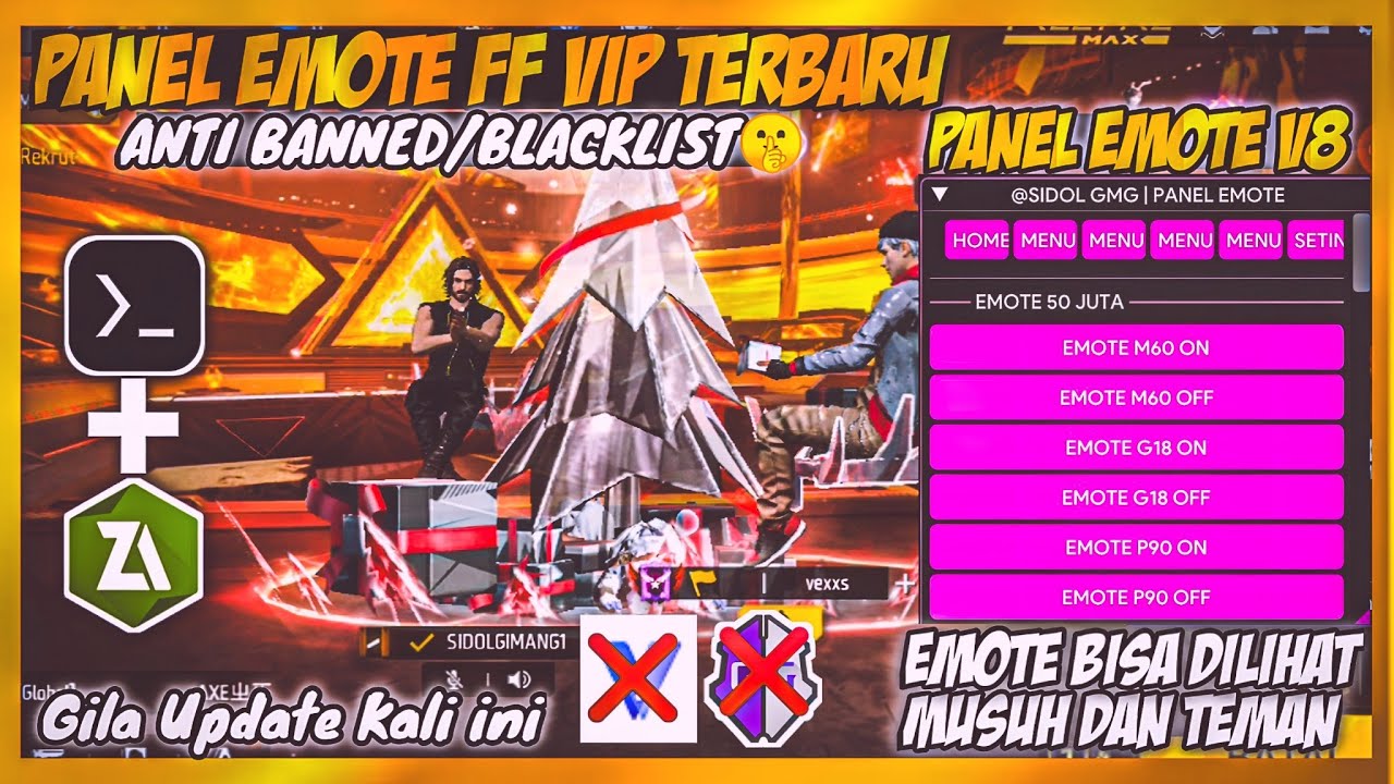 NEW UPDATE TERBARU❗PANEL EMOTE FF BELUM RILIS & 40JT V8 TERBARU🤫 BISA DILIHAT MUSUH TERBARU 2025😱