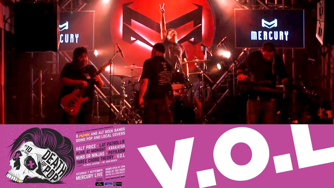 V.O.L live at Death of Pop X, 2019