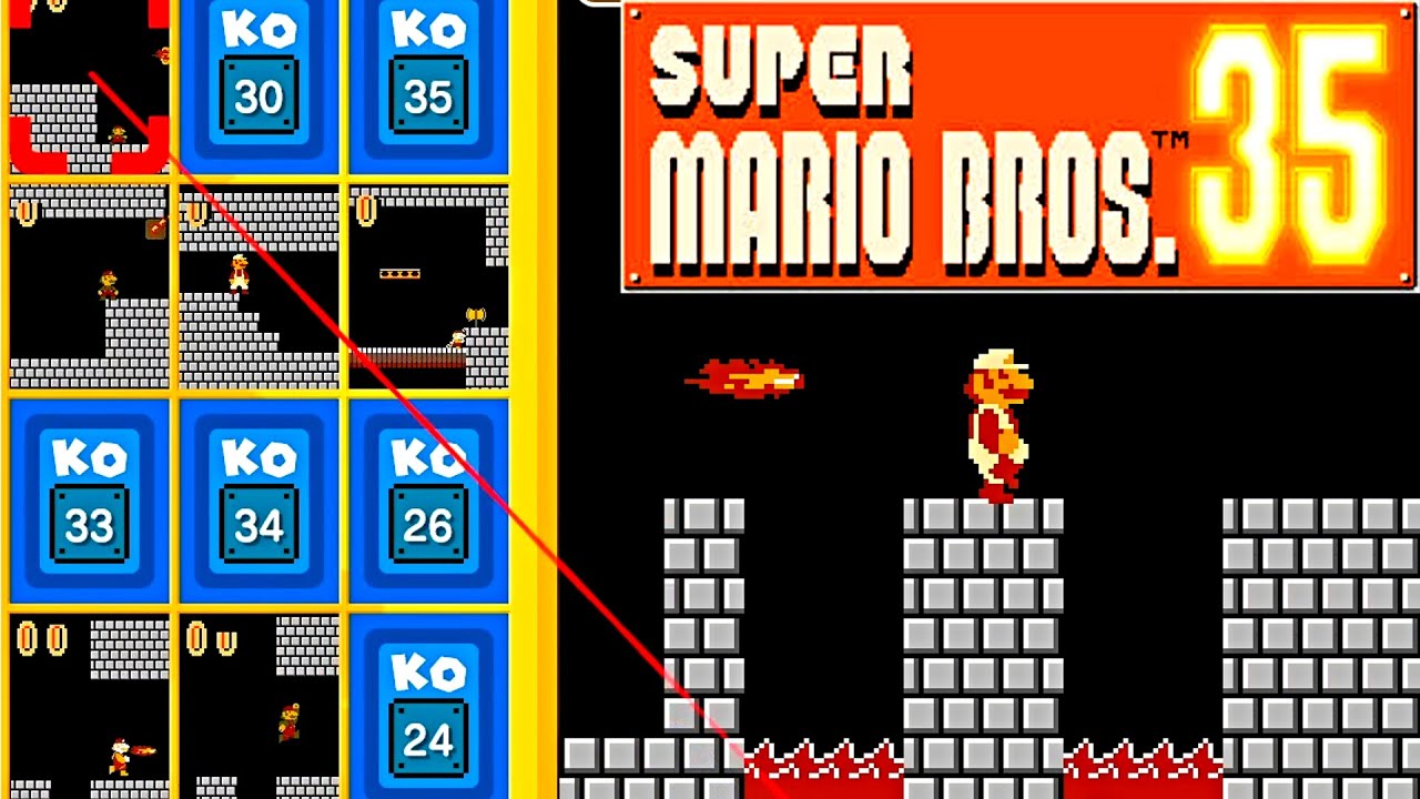 Super Mario Bros. 35 Battle Royale Gameplay #68