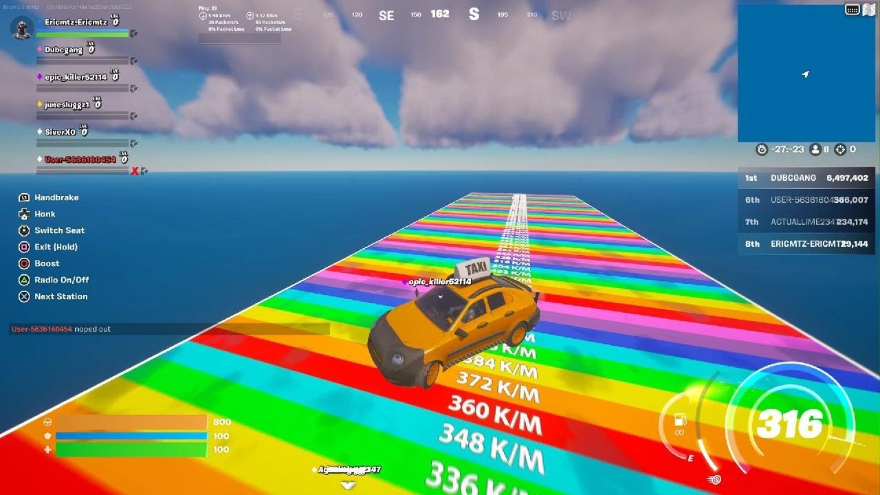 Fortnite:Creative, Ultimate Ramp Jump Map Gameplay.