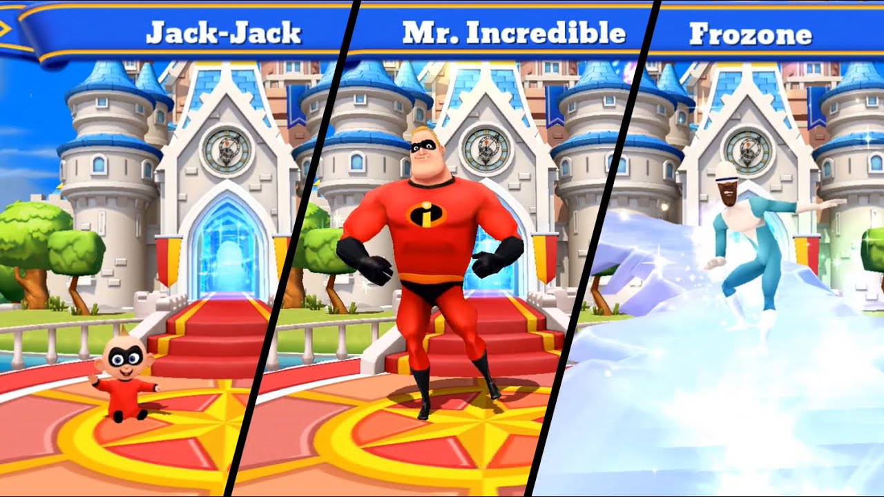 Welcome Screens THE INCREDIBLES CHARACTERS | Disney Magic Kingdoms