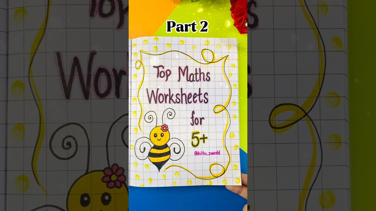 Top maths worksheets for nursery LKG #shorts #worksheets #maths #kids