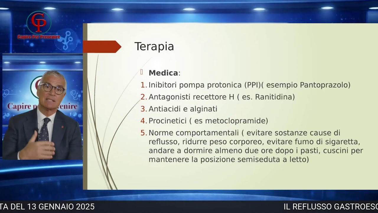 REFLUSSO GASTROESOFAGEO - Puntata del 13-01-2026