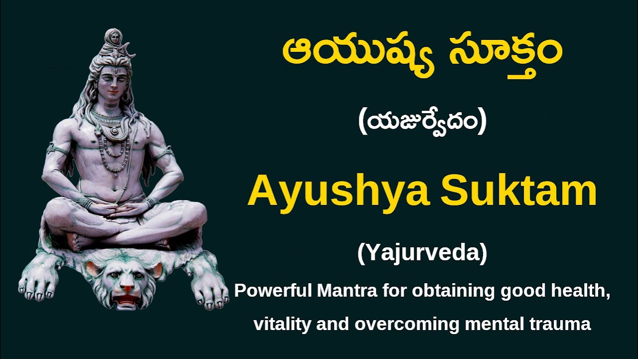 ఆయుష్య సూక్తం (యజుర్వేదం) &brvbar; Ayushya Suktam (Yajurvedam) &brvbar; Vedic Chants &brvbar; Namaskar TV