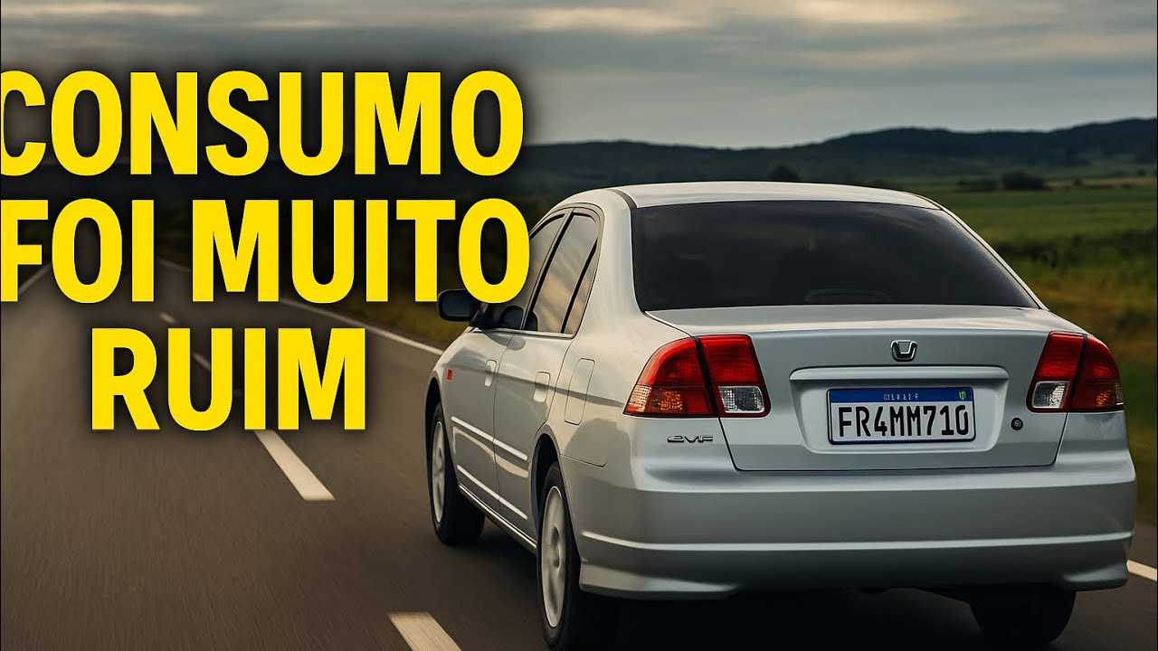 VLOG - Primeira viagem com meu filho e o Civic G7 bebeu demais! Consumo alto.