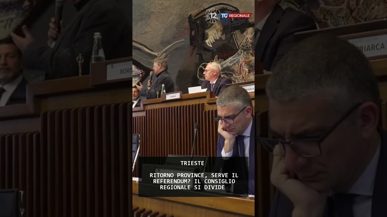 RITORNO PROVINCE, SERVE IL REFERENDUM? IL CONSIGLIO REGIONALE SI DIVIDE | 14/04/2026