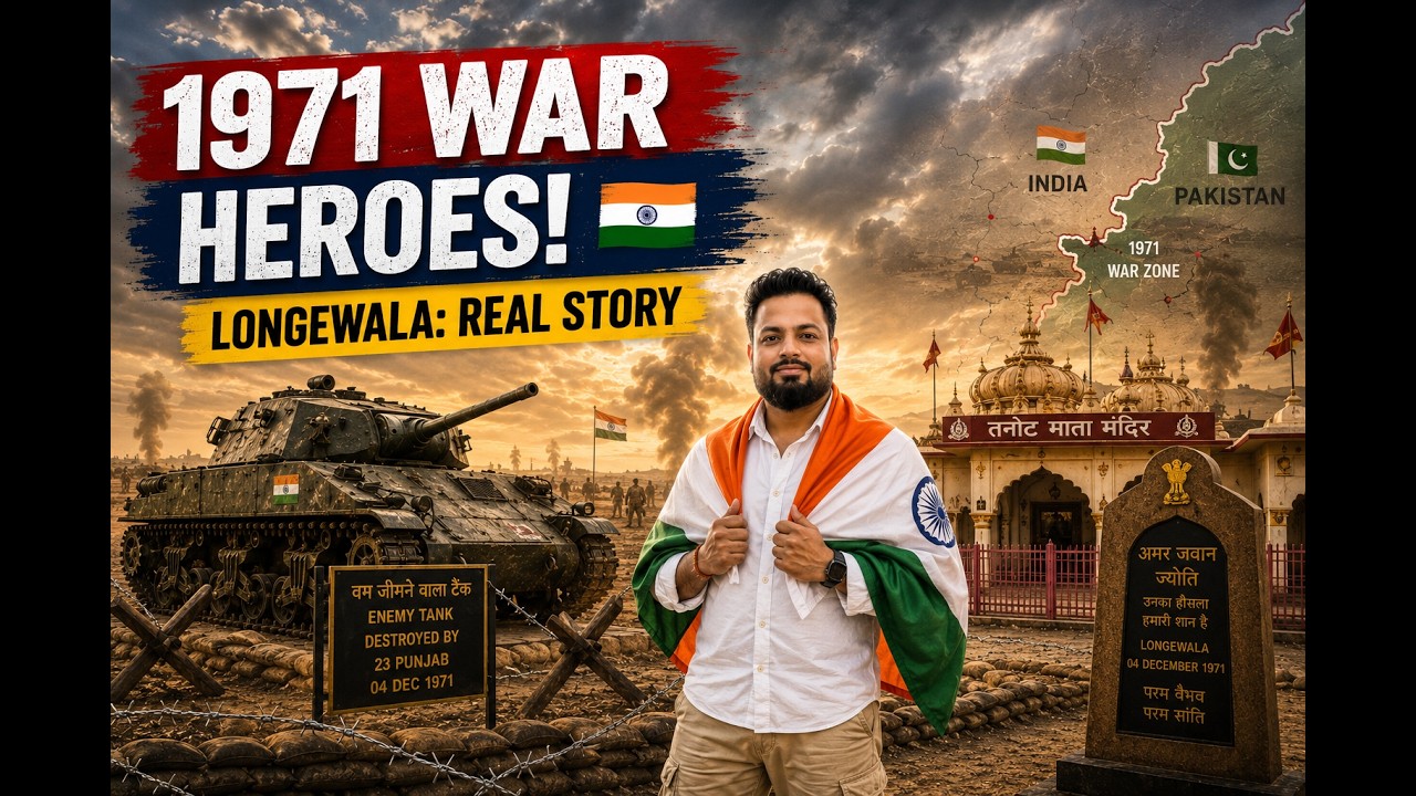 Indo-Pak Border Jaisalmer | Battle of Longewala 1971 🇮🇳 | Longewala War Memorial | Tanot Mata Mandir