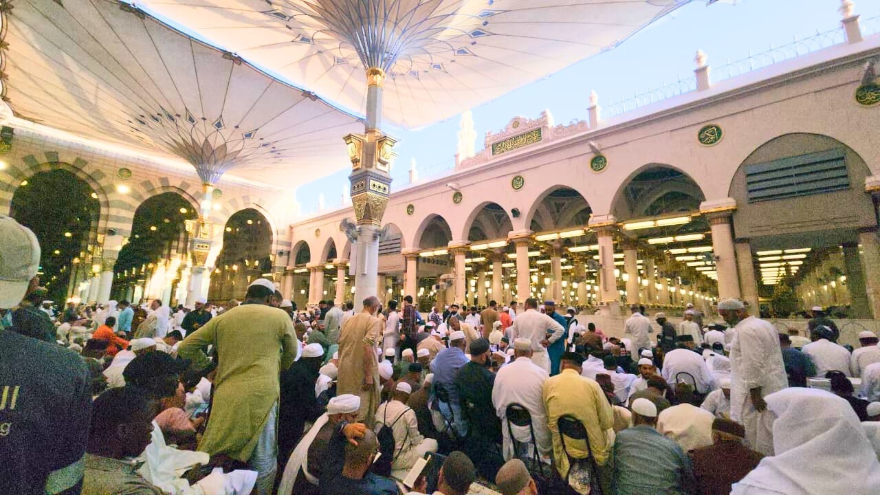 RAMADAN DAY 21 LIVE Iftar In Madina At Masjid Nabawi | Madinah Iftar, Maghrib Last 10 Days 4K