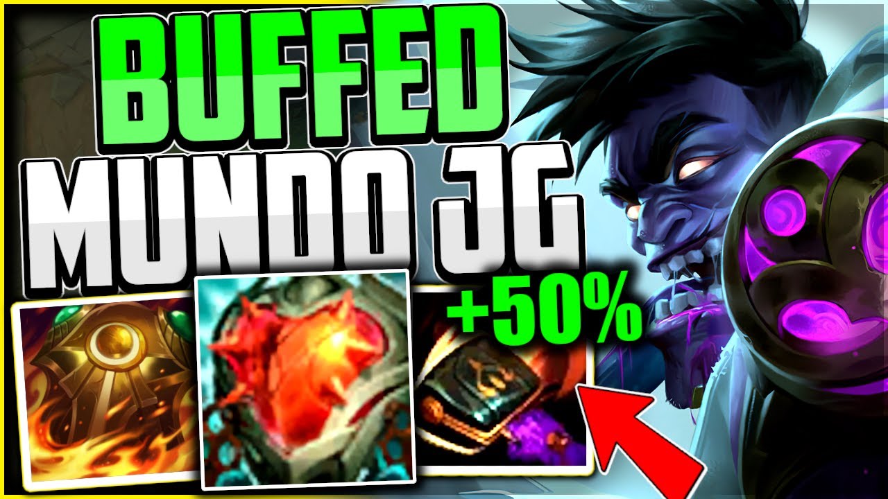 BUFFED MUNDO JUNGLE 50% MORE DMG! (3:06 FULL CLEAR) | Mundo Jungle Guide Season 13 League of Legends