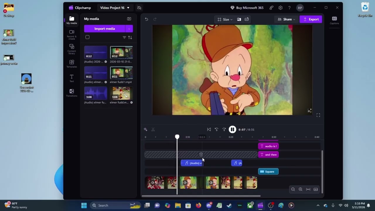 The journey so far (microsoft Clipchamp)