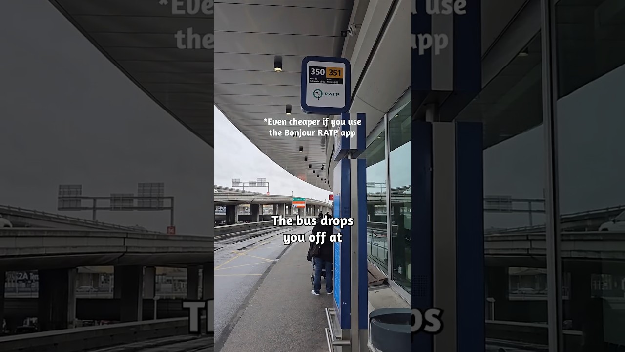 Как добраться до Парижа из аэропорта Шарль-де-Голль дёшево &zwj;✈️ #советыпутешественникам #туризм #франция