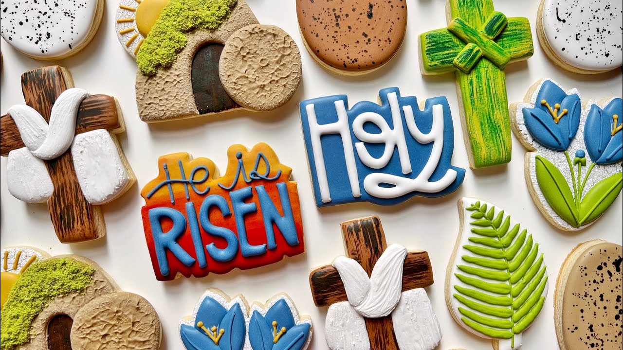 EASTER COOKIES ~ Meaning of Easter | Satisfying Cookie Decorating with Royal Icing