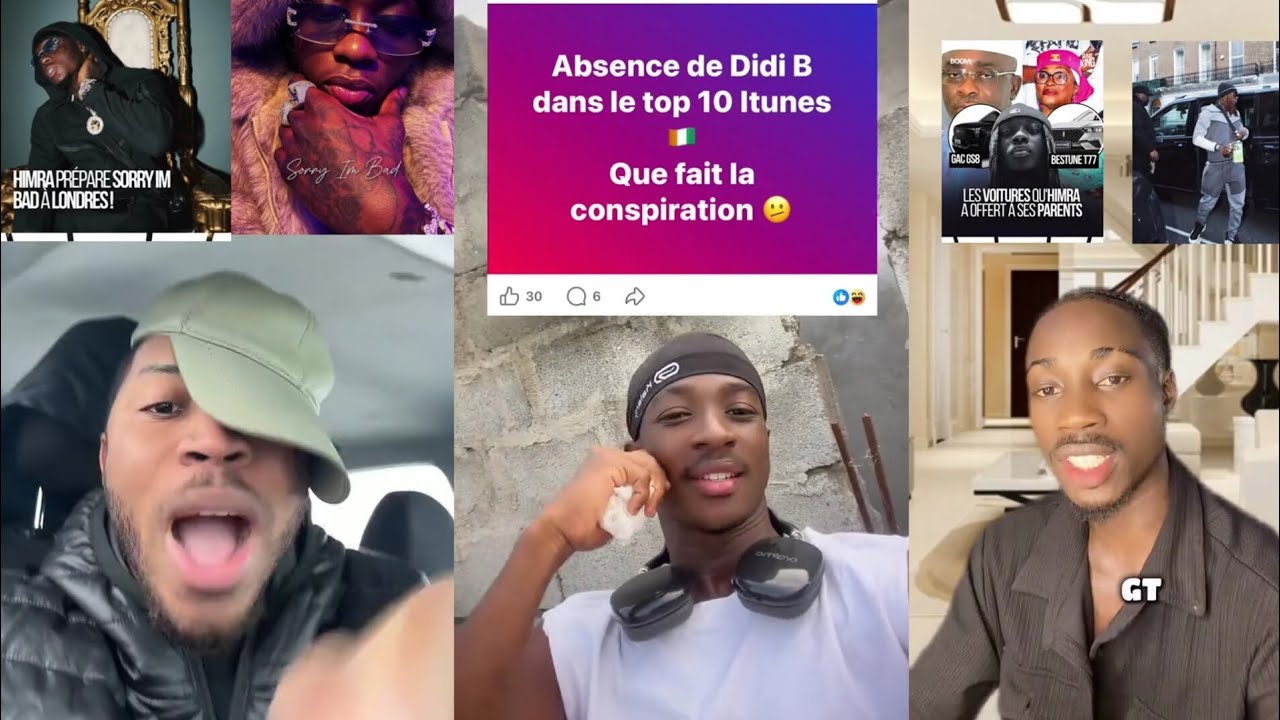 HIMRA EN PRÉPARATION DE SON ALBUM SORRY I AL BAD A LONDRE 