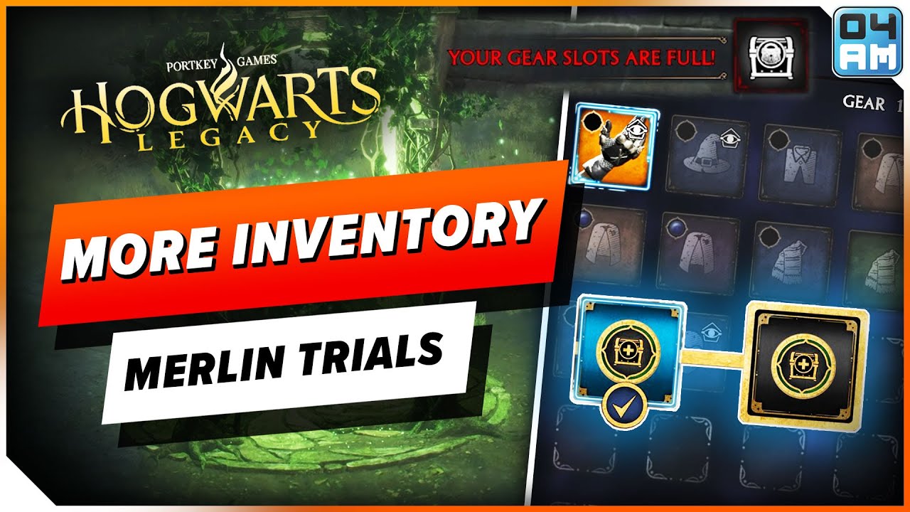 How To Increase INVENTORY in Hogwarts Legacy - Full Merlin Trials Guide For More Gear Slots