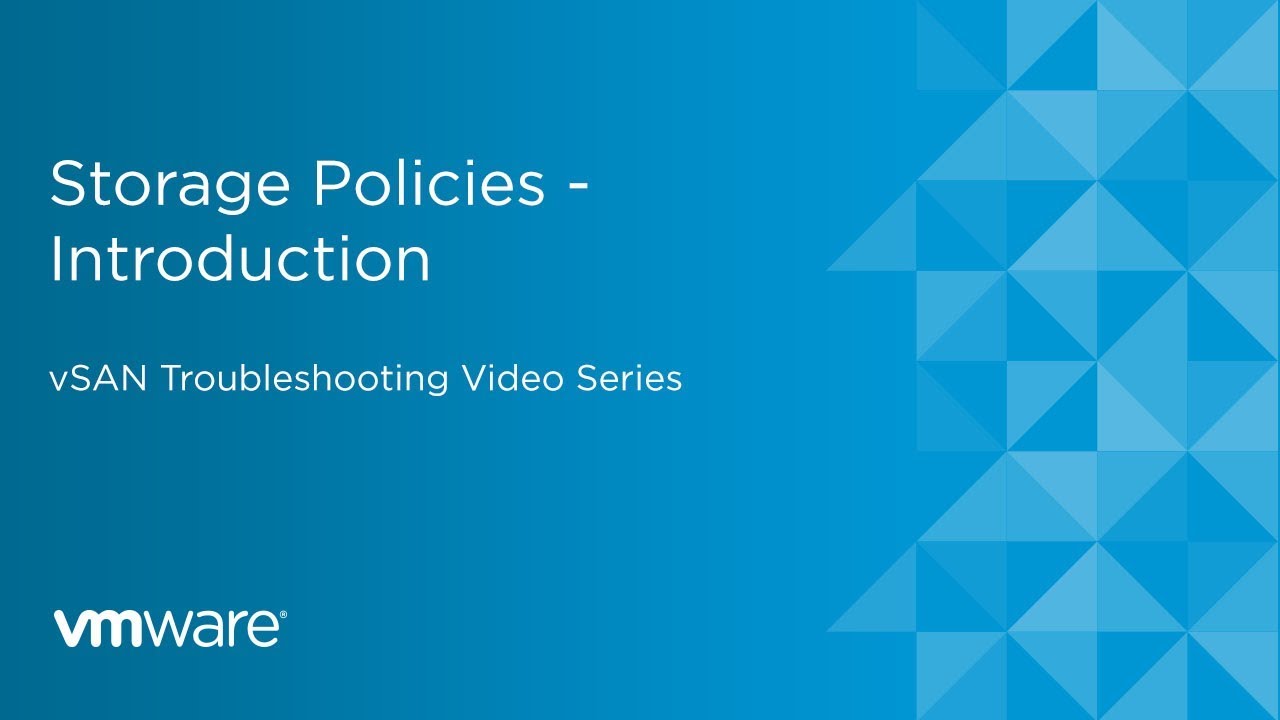 Storage Policies -  Introduction