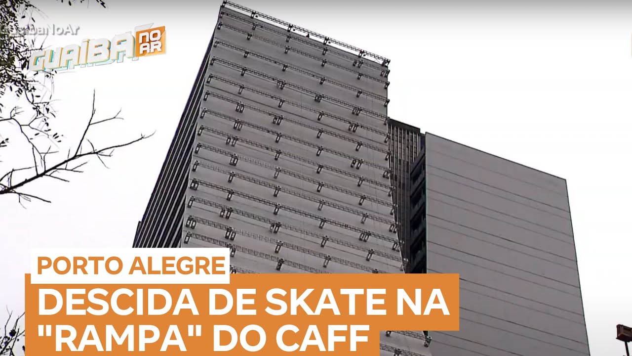 Obra radical: Pista de skate gigante é construída em prédio