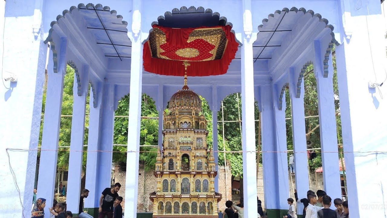 6 मुहर्रम ताज़िया Opening | मोटे शाबान की ताज़िया | मस्जिद से इमाम चौक 12दरी ताज़िया दोषिपुरा बनारस