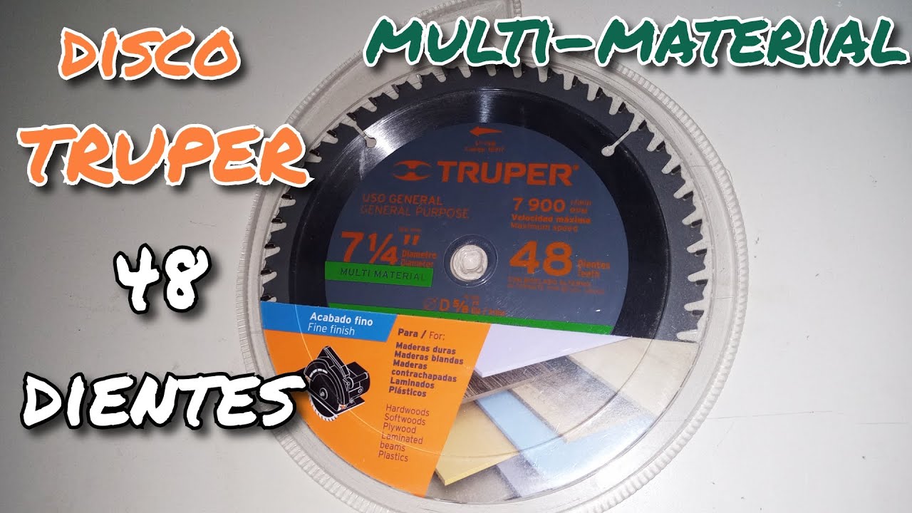 Disco TRUPER Para LAMINADOS | MDF y Melamina
