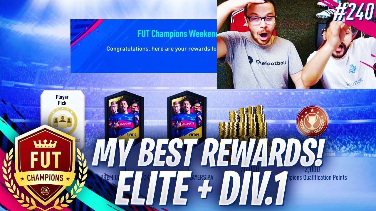 FIFA 19 OMG MY BEST ELITE FUT CHAMPIONS + DIVISION 1 REWARDS! HUGE WALKOUTS IN PACKS!