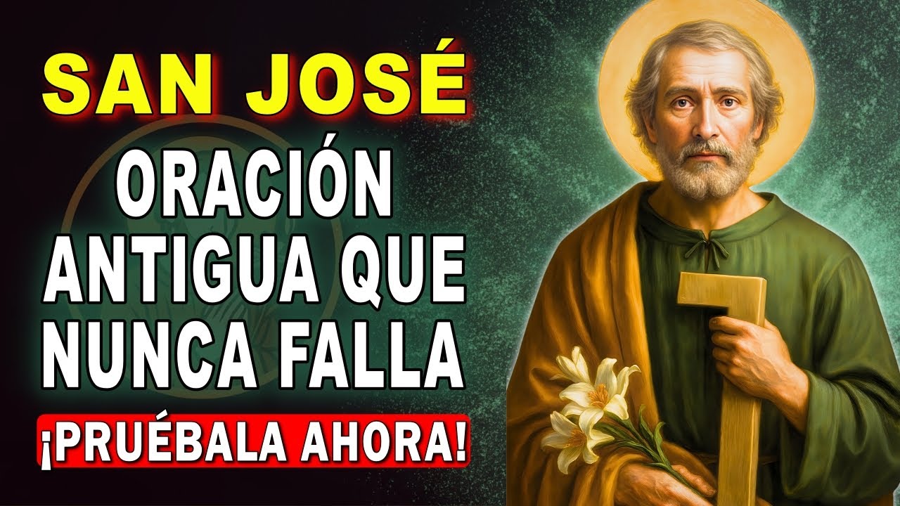 ✝️PODEROSA ORACIÓN A SAN JOSÉ 🙏 PARA ALCANZAR UNA PETICIÓN