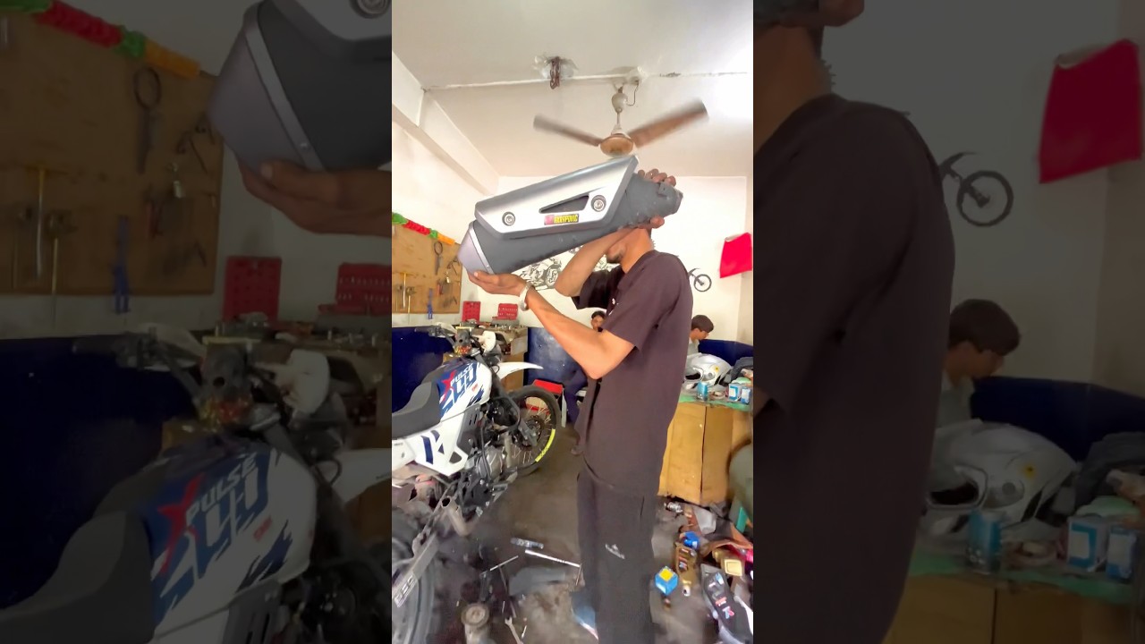 xpulse 200 4v exhaust modified🥵✊🏻 