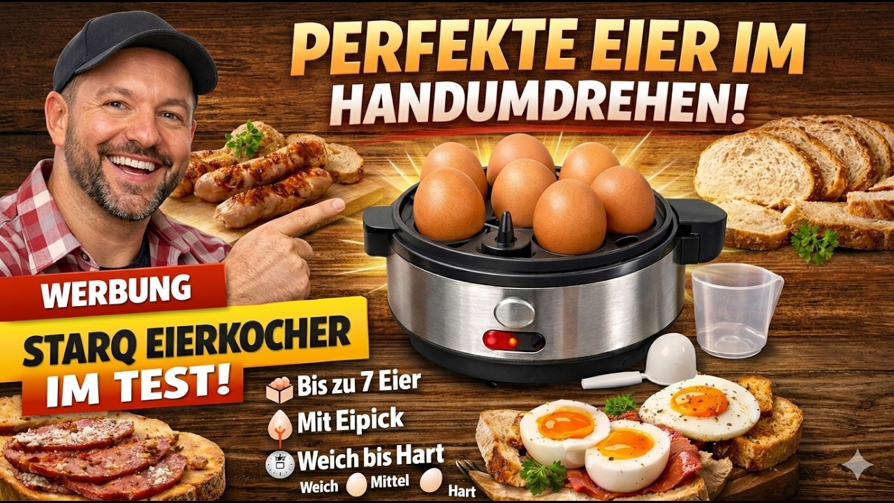 Schale geht ab wie Butter! 🧈 Warum dieser Eierkocher rasiert!