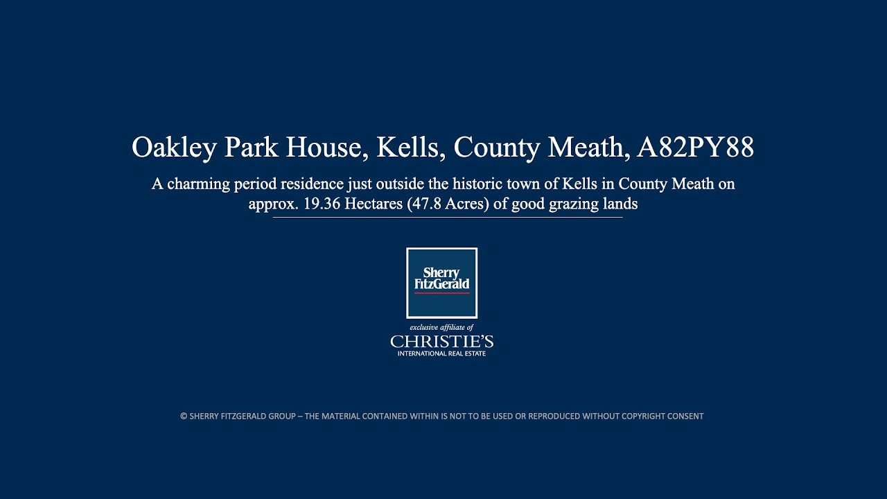Oakley Park House, Kells, County Meath
