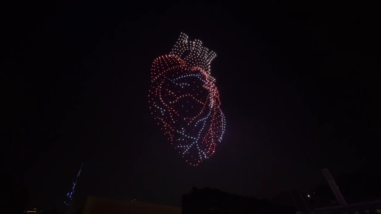 Show de drones no show do Alok, no Mercado Livre Arena Pacaembu, dia 28/06/25