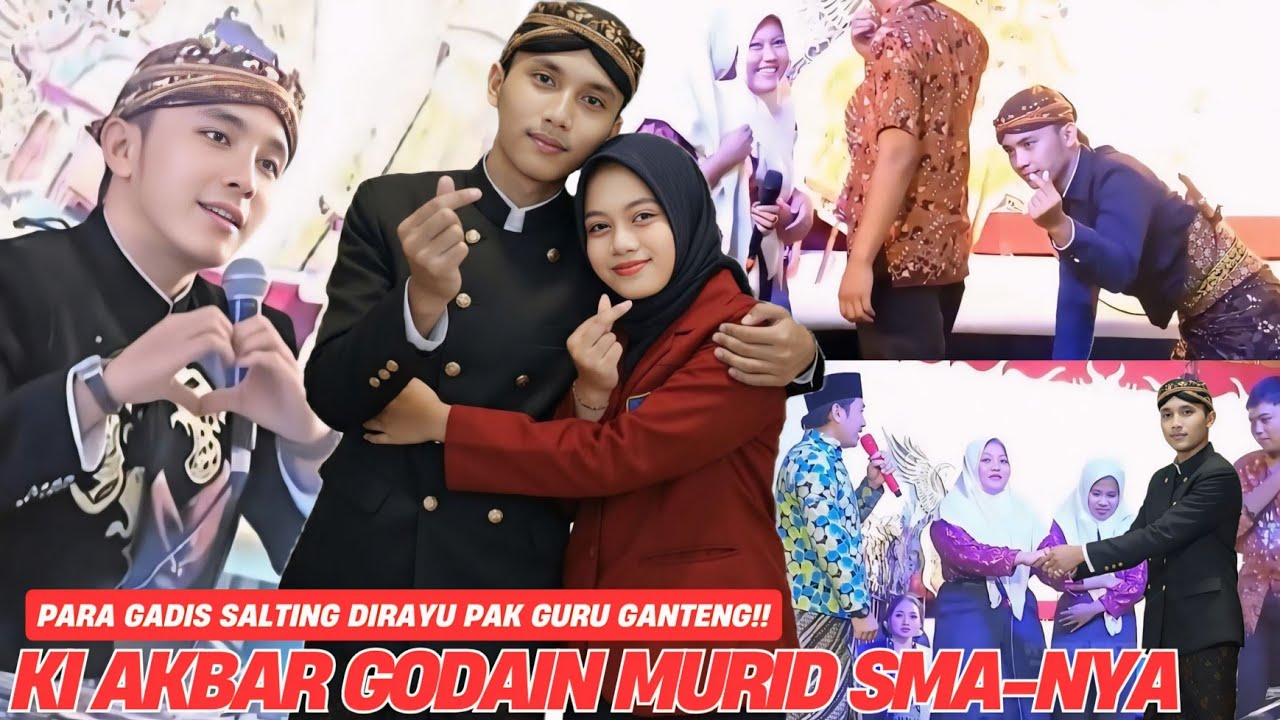 Para Murid Kepincut Guru Ganteng. Ndalang Di SMKN 2 Nganjuk, Ki Akbar Godain Perawan-Perawan imut!!