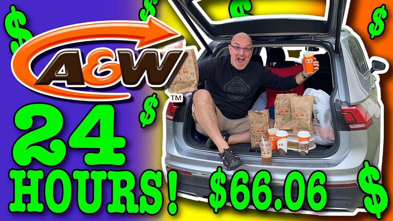 Проживание в A&W 24 часа | Stealth Camping