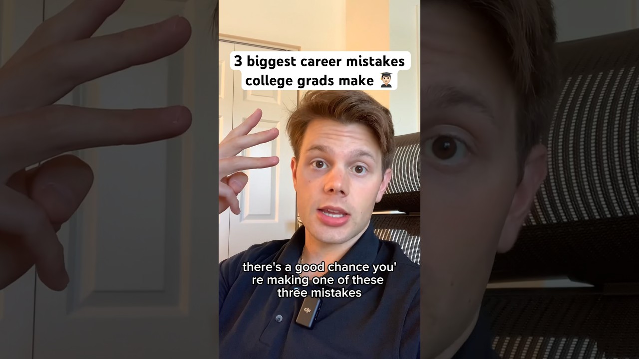 3 biggest career mistakes college grads make #careertips #collegegrads #andrewgodwin