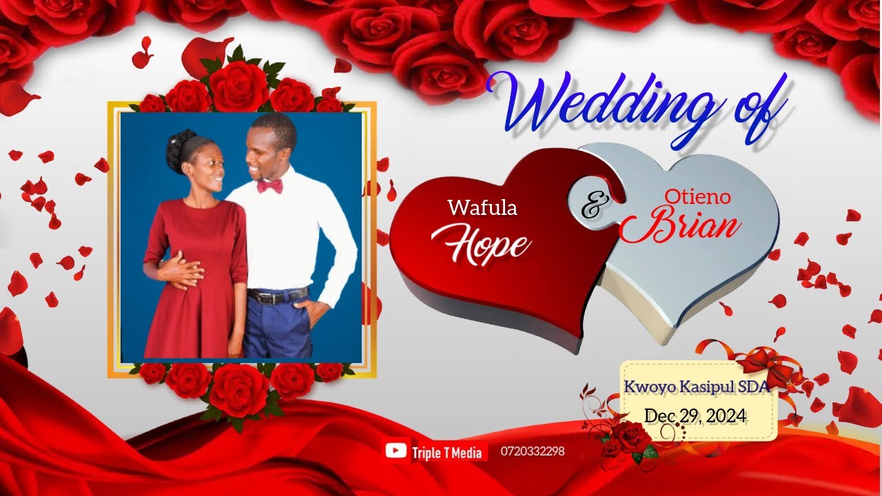 Hope Wafula Weds Brian Otieno: A story of love
