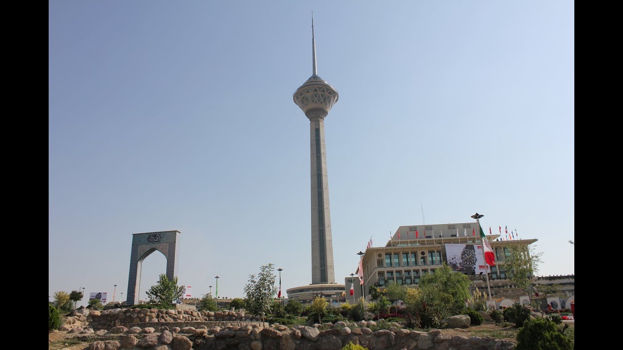 Milad Tower in Tehran Iran - 6th tallest tower in the world Burj-e Milad (HD)