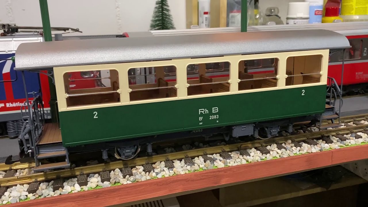 Grossbahntechnik Teil 2a: Beleuchtung nachrüsten bei RhB Personenwagen 33552