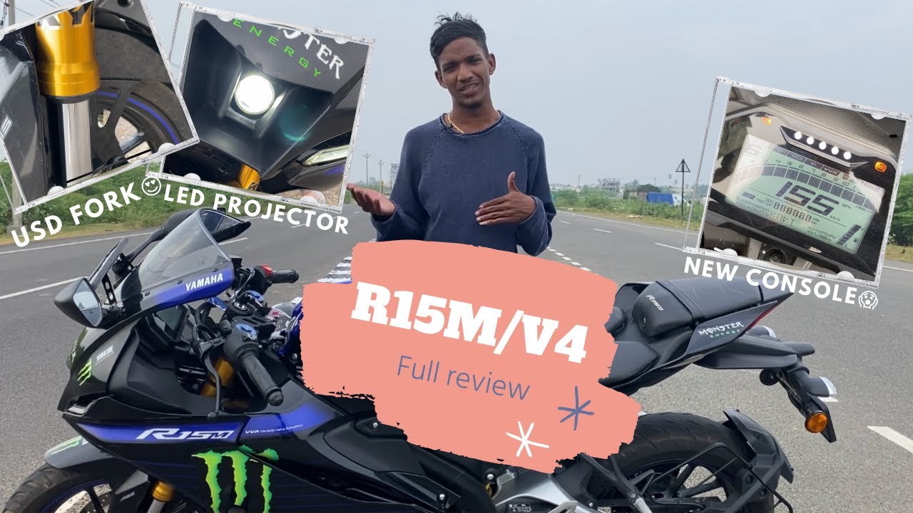 R15M/V4 | Full review 💯|Tamil|  Quick shifter 🤩| Traction control | fully loaded features 😍