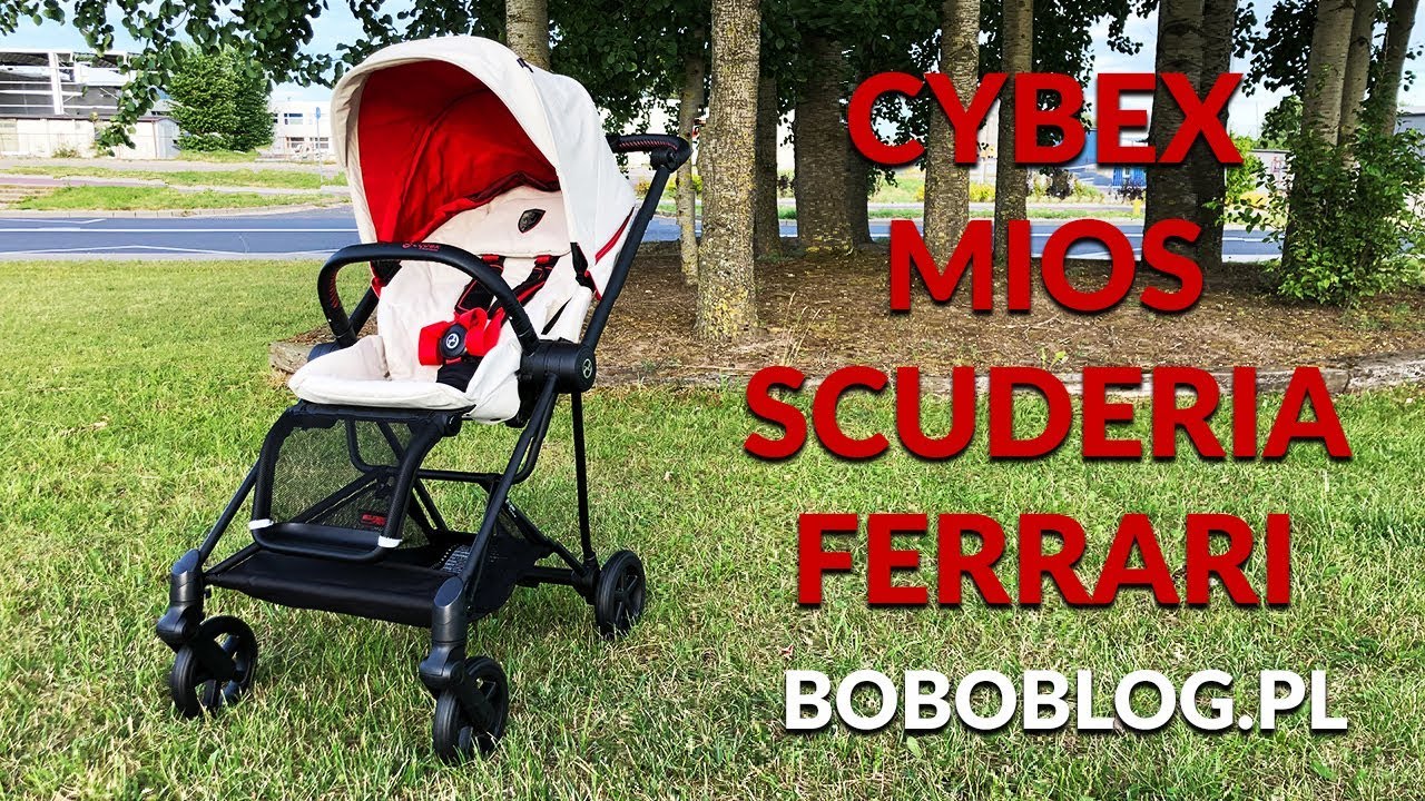 CYBEX MIOS SCUDERIA FERRARI PREZENTACJA PRZEDSTAWIENIE SKŁADANIE RECENZJA - BOBOBLOG.PL