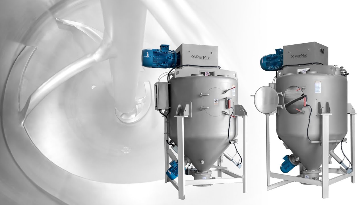 PerMix PAM Vertical Paddle Mixer – Powder Mixing & Industrial Mixing Equipment with CIP System