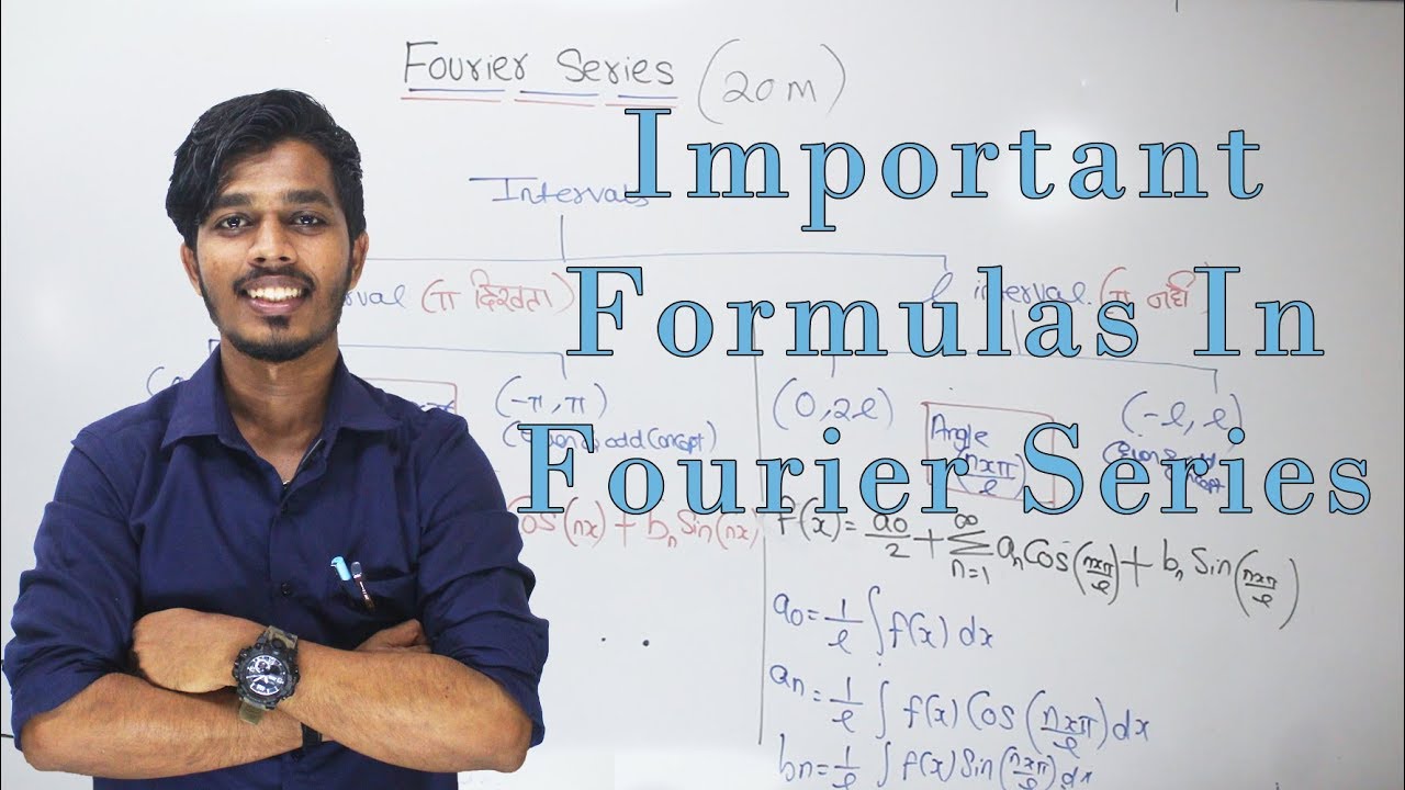 Fourier Series - Introduction and Important Formulas [Lec 1]