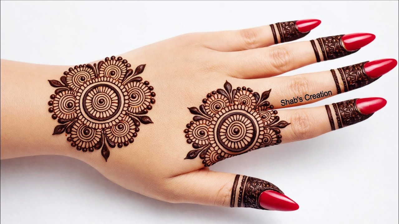 Latest simple backhand jewellery mehndi design | mehandi ka design | Easy Mehndi designs |Eid Mehndi