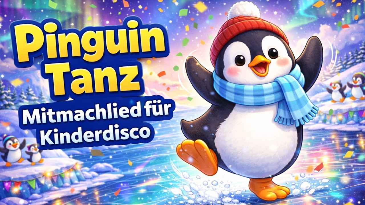 Pinguin Tanz 🐧 Mitmachlied 🎉 Kindertanz Hit für Kinderdisco & Kita!