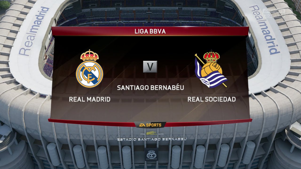 FIFA 16 - Real Madrid vs. Real Sociedad @ Estadio Santiago Bernab&eacute;u